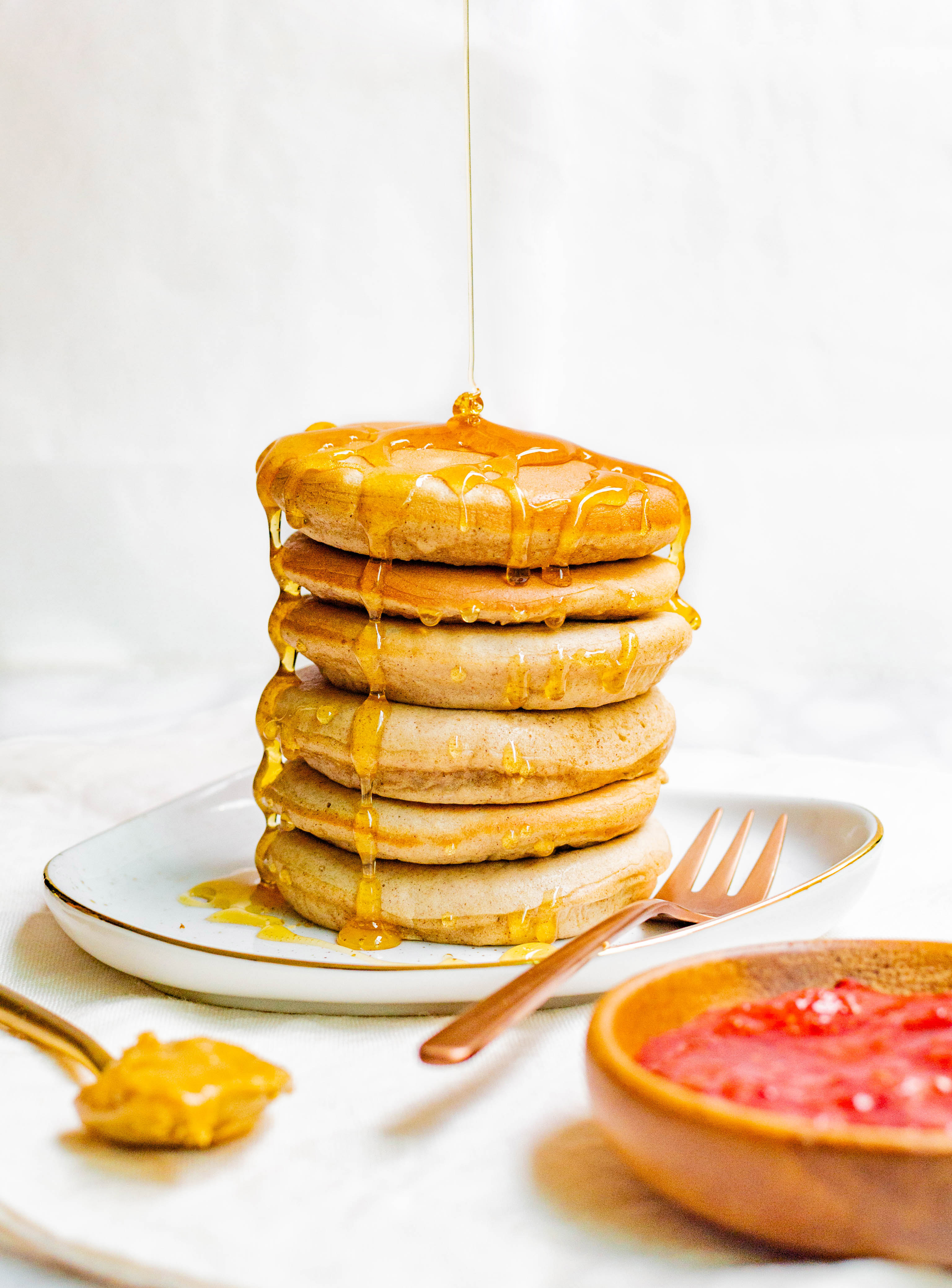 Pancakes esponjosos sin gluten